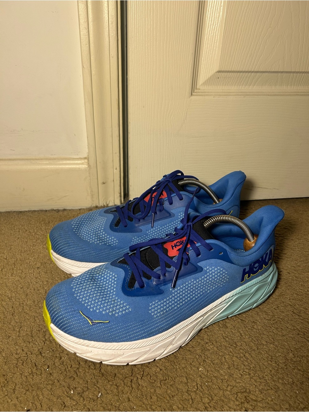 Hoka One One Arahi 7 Men's Running Shoes Virtual Blue/Cerise Size 11.5 2E